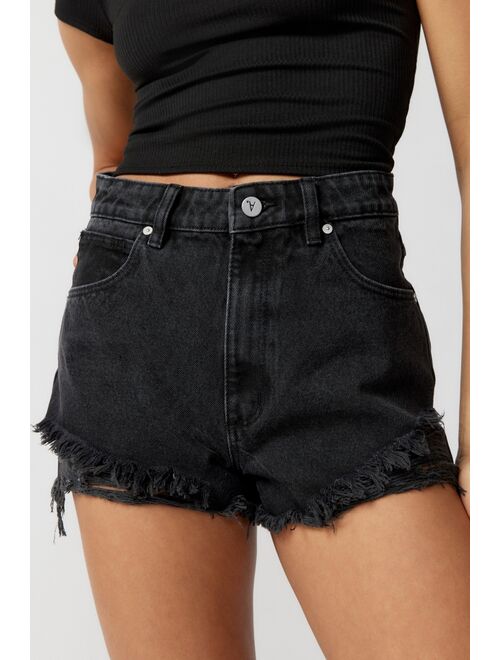 Abrand A High Relaxed Denim Short - Black Salt