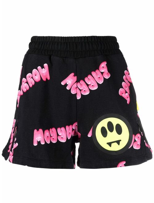 BARROW logo-print track shorts