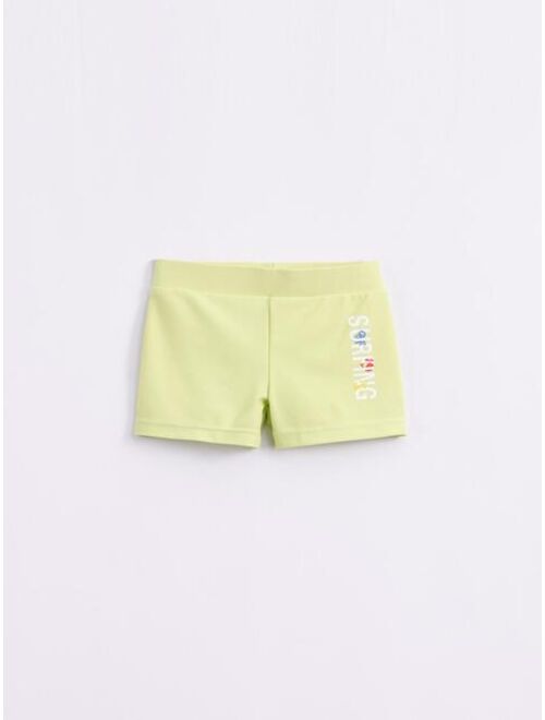 Toddler Boys Cartoon Graphic Swim Shorts