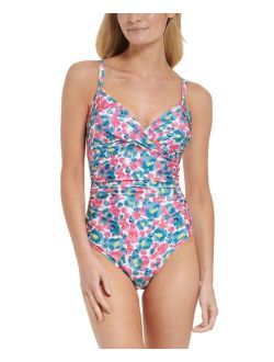 Women's Twist Tummy-Control One-Piece Swimsuit, Created for Macy's