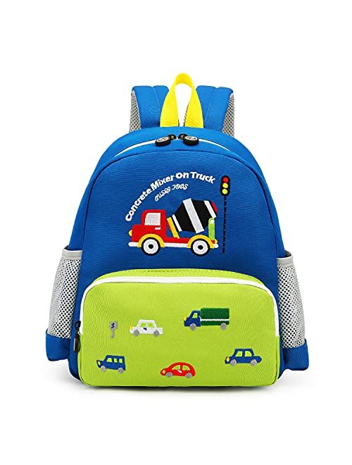 willikiva Cute Zoo Little 3d Backpack Kids Backpack for Boys and Girls Toddler Backpack Waterproof Preschool (Red)