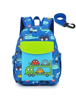 willikiva Cute Zoo Little 2d Backpack Kid Backpacks for Girls and Boys Toddler Backpack Waterproof Preschool Safety Harness Leash(Zoo)