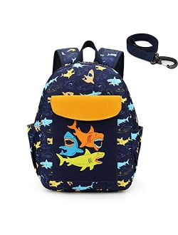 willikiva Cute Zoo Little 2d Backpack Kid Backpacks for Girls and Boys Toddler Backpack Waterproof Preschool Safety Harness Leash(Zoo)