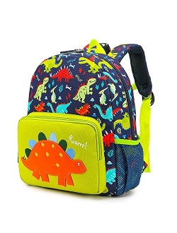 willikiva Kids Preschool Dinosaur Toddler Backpack for Boys and Girls School Bag(Pink Dinosaur)