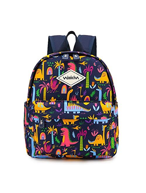 willikiva Cute Dinosaur Toddler Backpack for Boys and Girls Kids Children Preschool Bag Waterproof(Small Dinosaur)