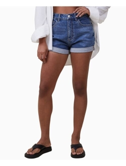 Women's High Rise Classic Stretch Denim Shorts