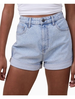 Women's High Rise Classic Stretch Denim Shorts