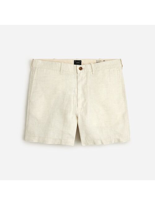 5" linen short