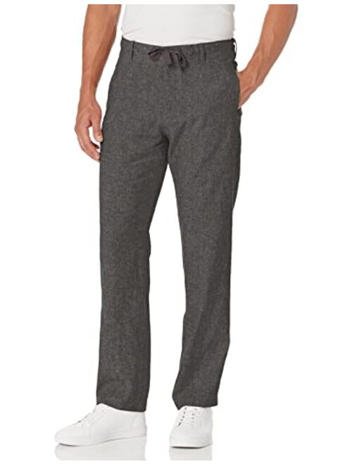 Perry Ellis Men's Linen Cotton Drawstring Pant