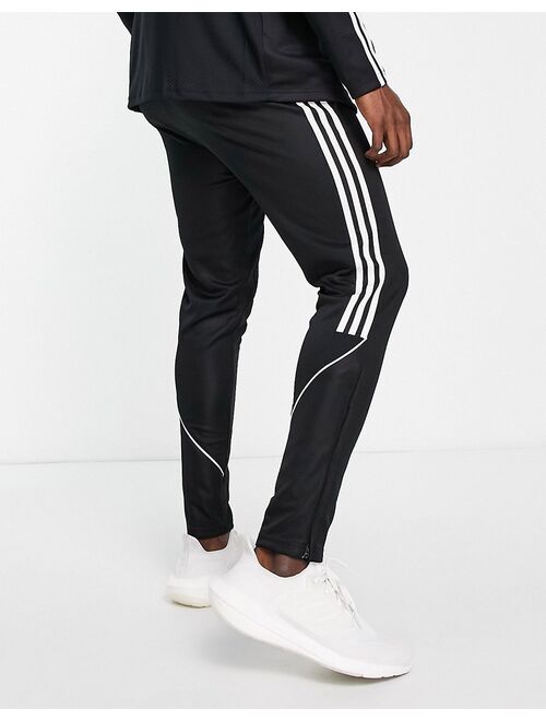 adidas performance adidas Football Tiro 23 sweatpants black and white