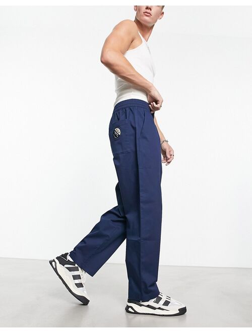 adidas Originals Bloke Pop Chino pants in navy