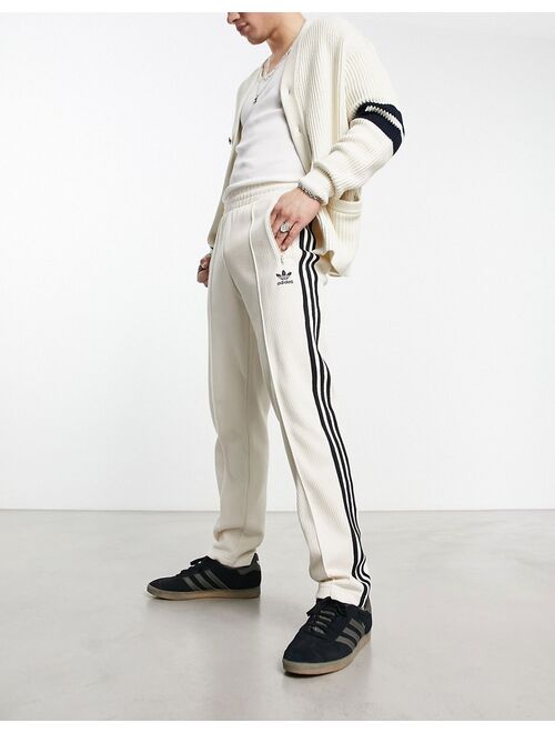 adidas Originals House Of Adicolor BB sweatpants in off white