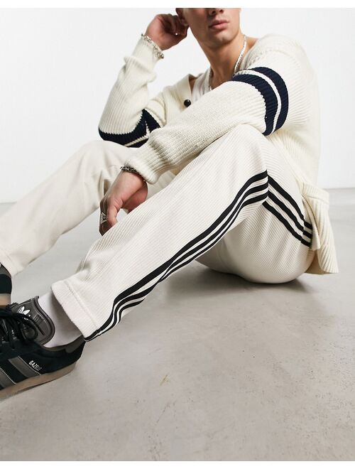 adidas Originals House Of Adicolor BB sweatpants in off white