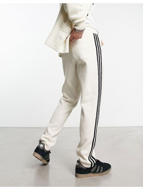 adidas Originals House Of Adicolor BB sweatpants in off white