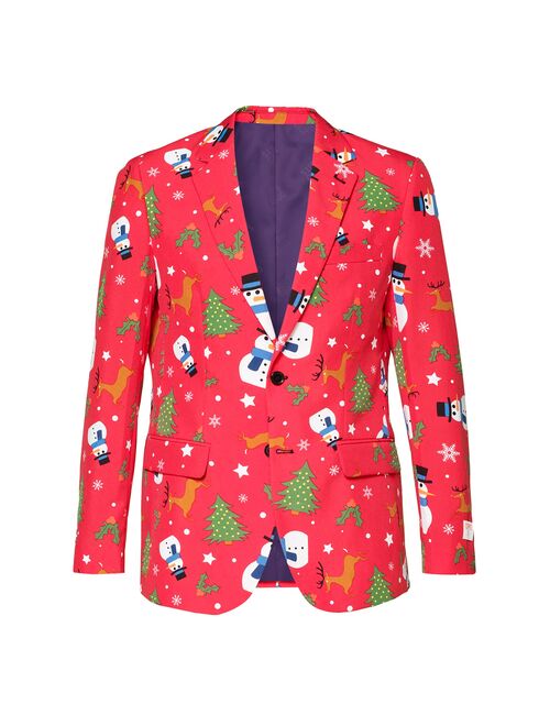 Men's OppoSuits Slim-Fit Giftmas Eve Blazer