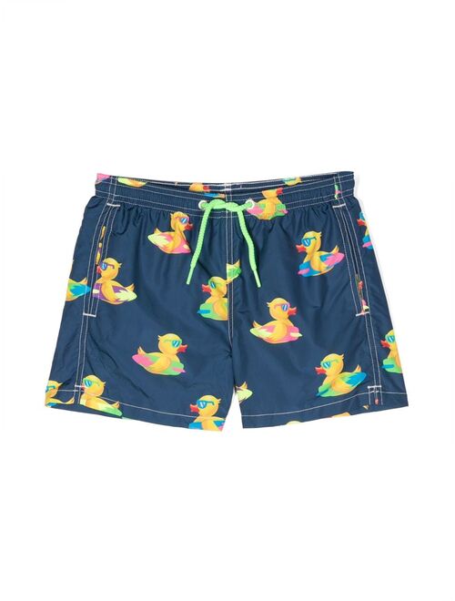 MC2 Saint Barth Kids graphic-print swim shorts