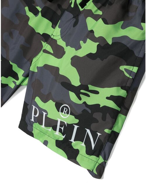 Philipp Plein Junior graphic-print shorts