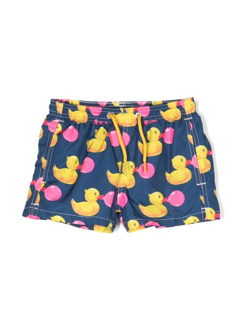 MC2 Saint Barth Kids duck-print swim shorts