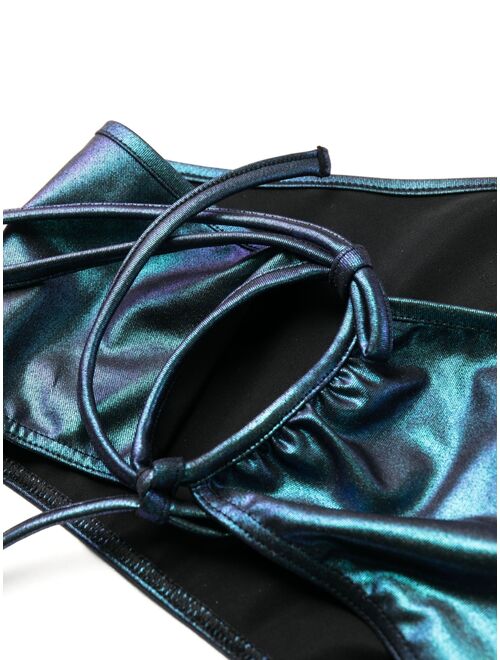 Rick Owens iridescent bikini top