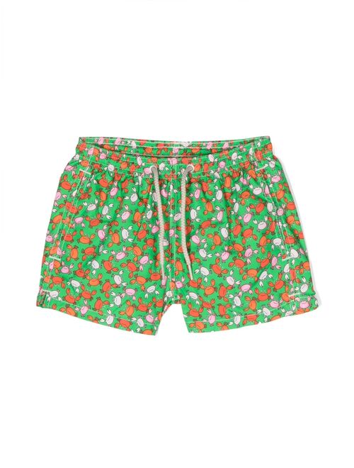 MC2 Saint Barth Kids all-over crab-print swim shorts