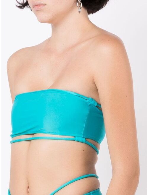 Gloria Coelho bandeau bikini top