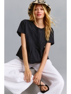 Pleated Swing Tee