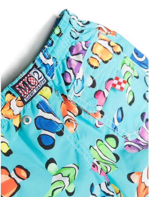 MC2 Saint Barth Kids fish-print swim shorts