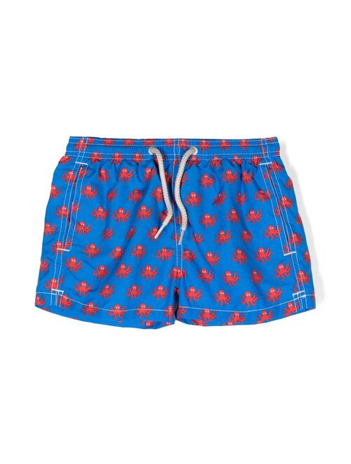 MC2 Saint Barth Kids octopus-print swim shorts