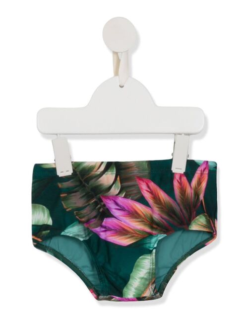 Lygia & Nanny leaf print swim briefs