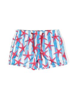 MC2 Saint Barth Kids graphic-print swim shorts