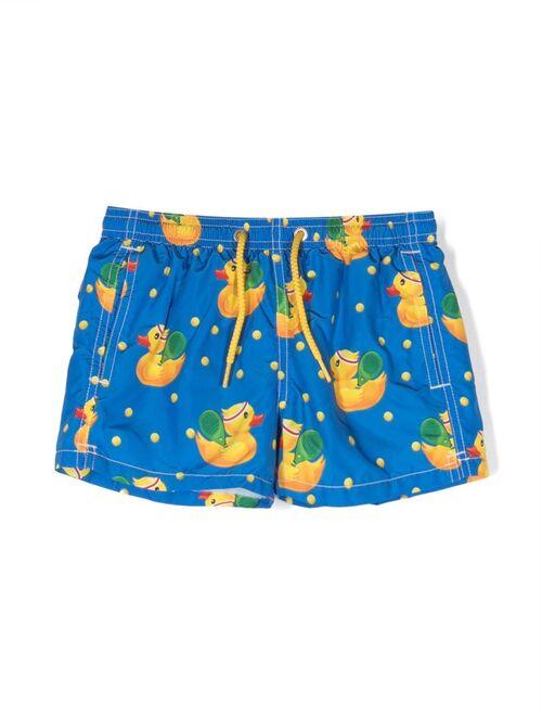 MC2 Saint Barth Kids graphic-print swim shorts