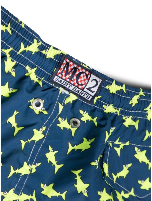 MC2 Saint Barth Kids graphic-print swim shorts