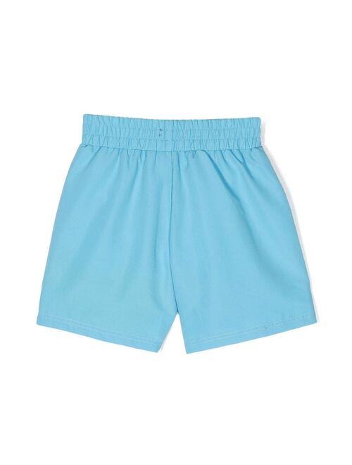 Dkny Kids colour-block logo-print swim shorts