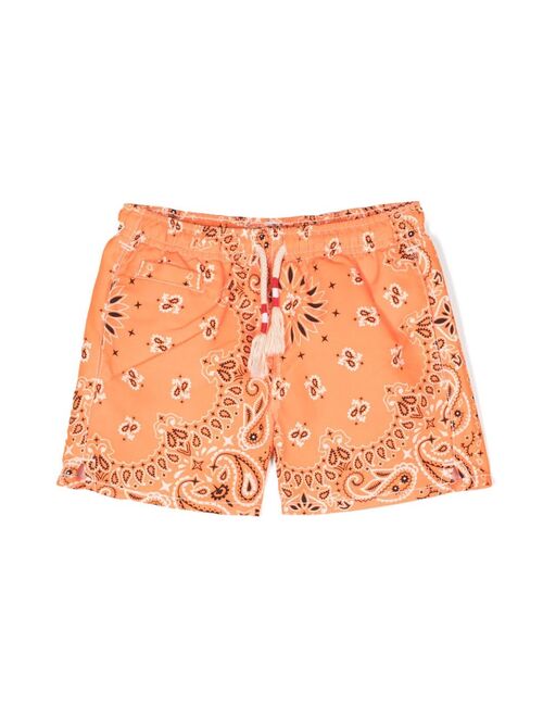 MC2 Saint Barth Kids paisley-print swim shorts