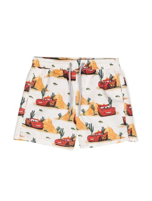 MC2 Saint Barth Kids Cars-print swim shorts