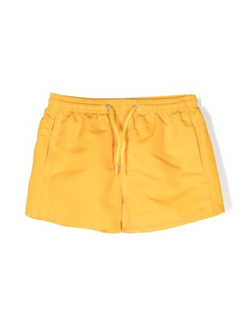 MC2 Saint Barth Kids rear logo-patch detail swim shorts