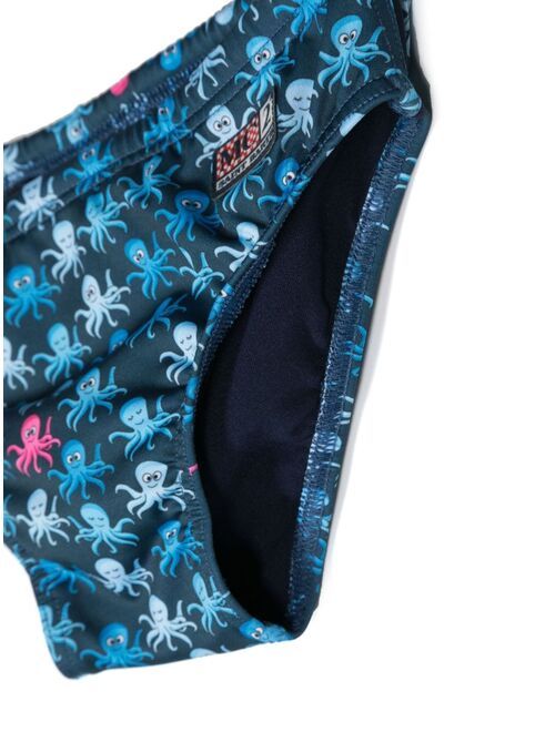 MC2 Saint Barth Kids octopus-print swim briefs