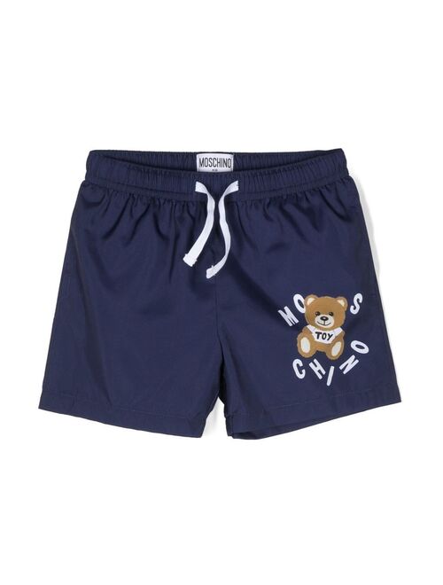 Moschino Kids Teddy-Bear swim shorts