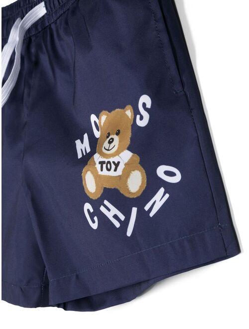 Moschino Kids Teddy-Bear swim shorts