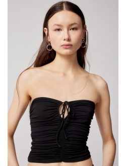 UO Janet Ruched Tube Top