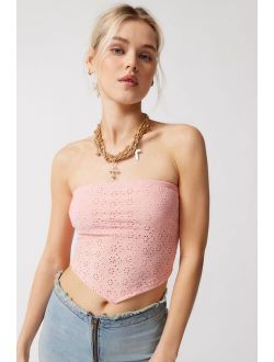 UO Alanis Eyelet Tube Top