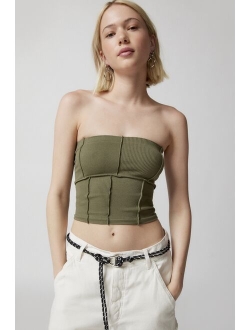 Teddy Spliced Tube Top