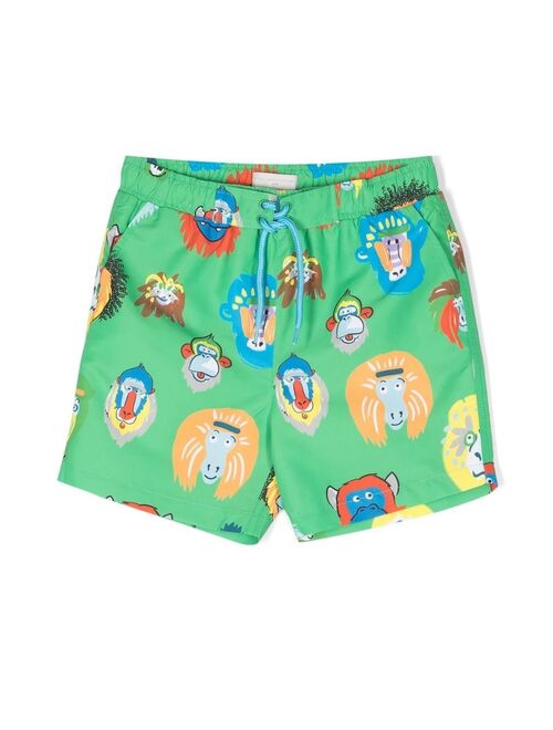 Stella McCartney Kids graphic-print swim shorts