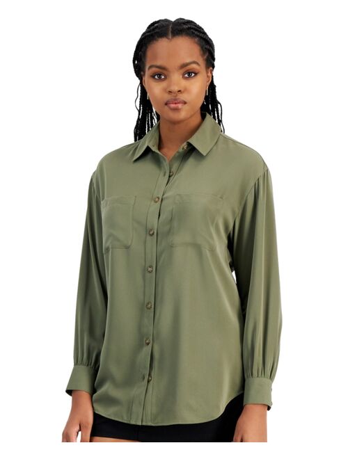 BAR III Women's Button-Down Shirt, Created for Macy's