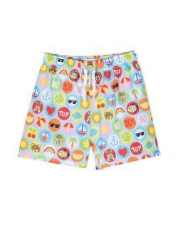 Kids logo-print swim shorts