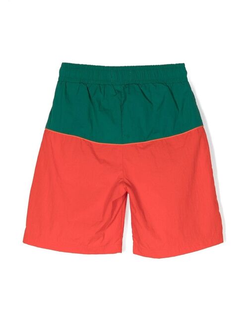 Kenzo Kids logo-print swimming trunks