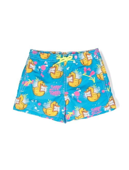 MC2 Saint Barth Kids graphic-print swim shorts