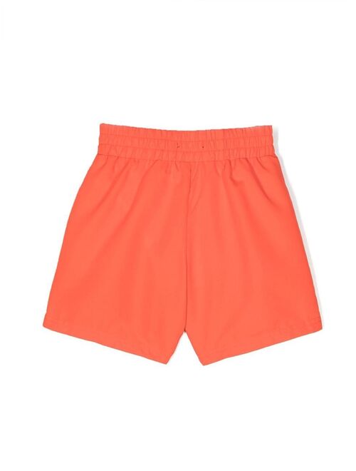 Dkny Kids colour-block logo-print swim shorts