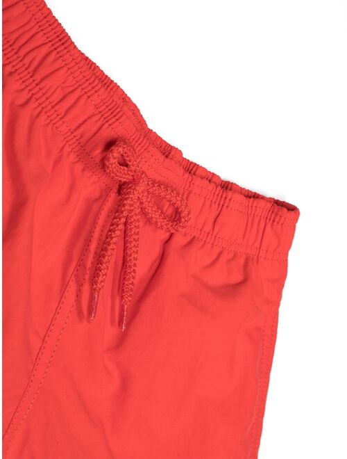 Vilebrequin Kids embroidered-logo drawstring swim shorts