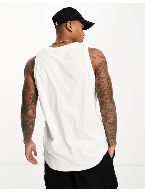 adidas Originals Essentials Trefoil tank top in white